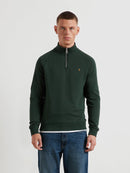 Jim 1/4 Zip Jumper - Poplar Green