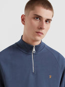 Jim 1/4 Zip Jumper - River Bed