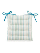 Seat Pad Ticking Stripe Green