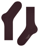 Lhasa Ribbed Sock - Barolo