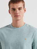 Danny Short Sleeve Tee - Green Mist Marl