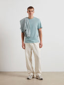 Danny Short Sleeve Tee - Green Mist Marl