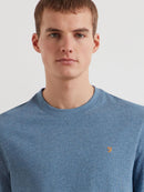 Danny Short Sleeve Tee - Blue Tide Marl