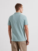 Blanes Short Sleeve Polo Shirt - Green Mist Marl