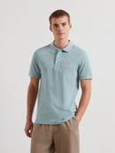 Blanes Short Sleeve Polo Shirt - Green Mist Marl