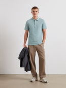 Blanes Short Sleeve Polo Shirt - Green Mist Marl