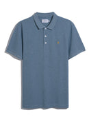 Blanes Short Sleeve Polo Shirt - Blue Tide Marl