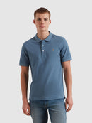Blanes Short Sleeve Polo Shirt - Blue Tide Marl
