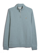 Jim 1/4 Zip Jumper - Green Mist Marl