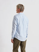 Brewer Stripe Buttondown Shirt - Sky Blue