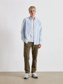 Brewer Stripe Buttondown Shirt - Sky Blue