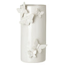 White Butterfly Vase