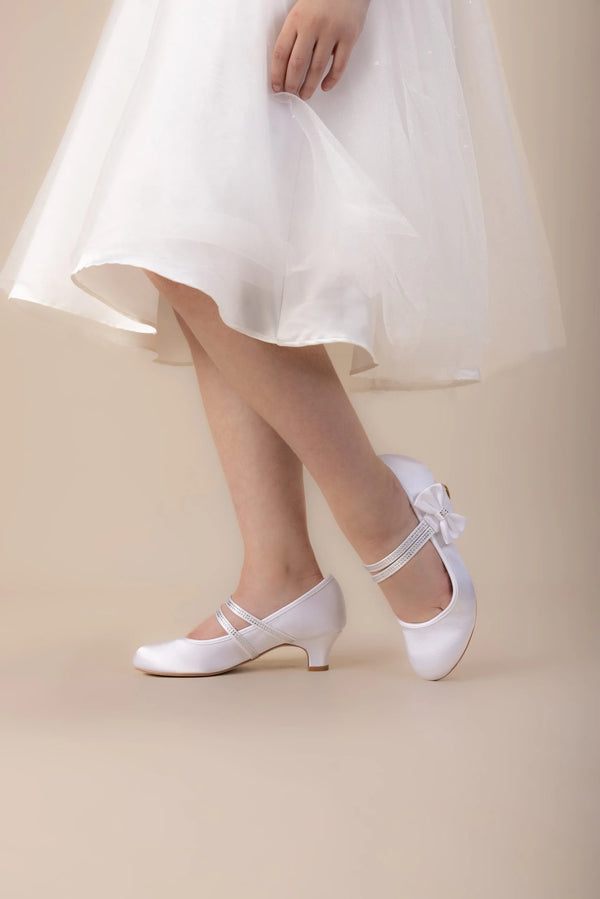 Felicity Communion Shoe - White