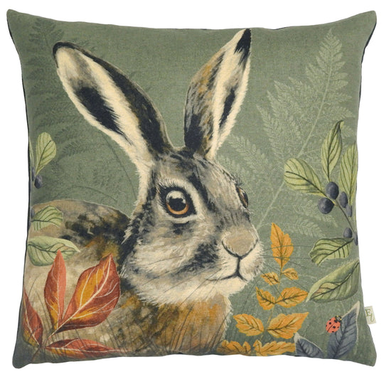 Forest Hare Cushion 43x43cm