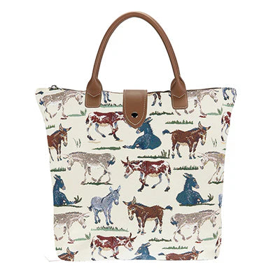 Foldable Bag - Happy Donkey