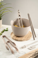 Twist Food Tongs - Grey