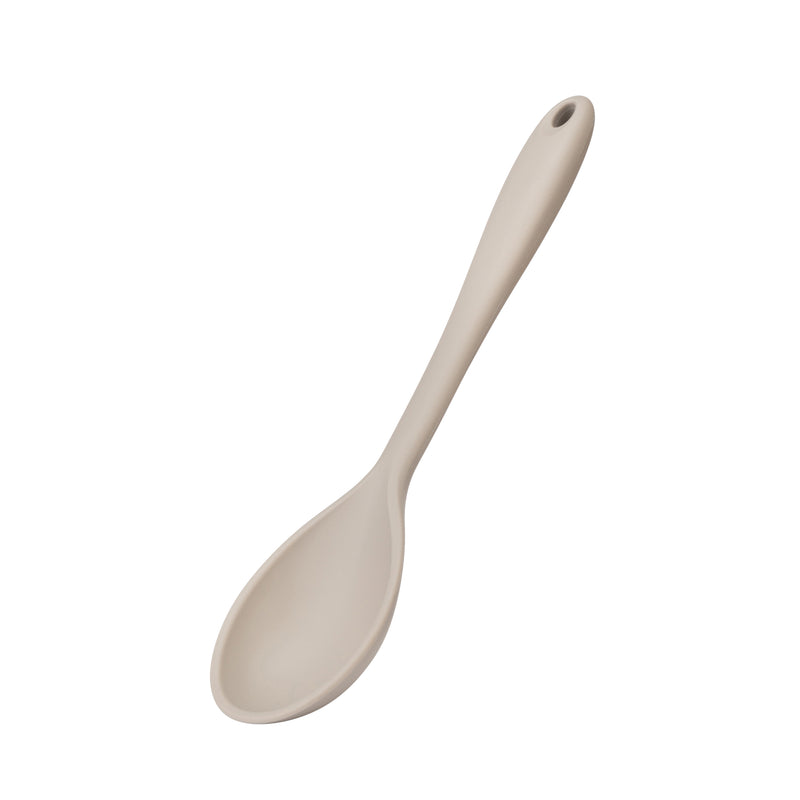 Twist Silicone Solid Spoon - Grey