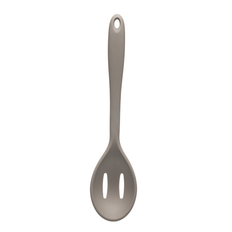 Twist Silicone Slotted Spoon - Grey