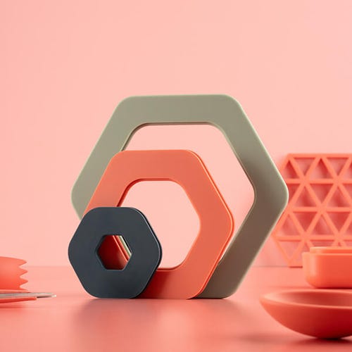 Twist Silicone Nesting Trivet