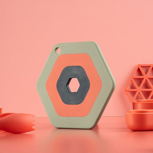 Twist Silicone Nesting Trivet