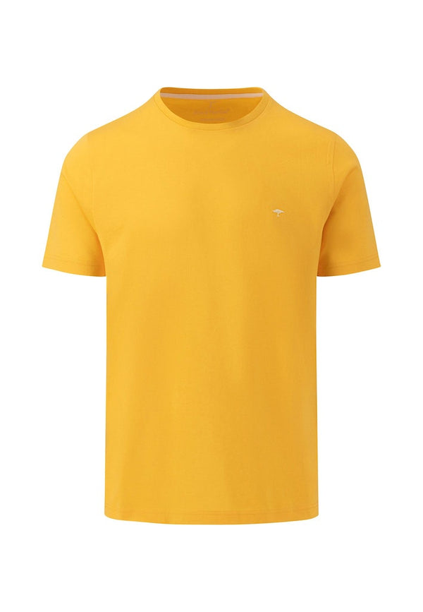 Plain Round Neck T-Shirt - Pineapple