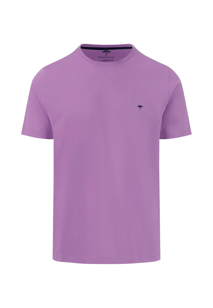 Plain Round Neck T-Shirt - Dusty Lavender