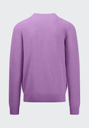 Plain Round Neck Jumper - Dusty Lavender