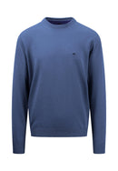 Plain Round Neck Jumper - Wave