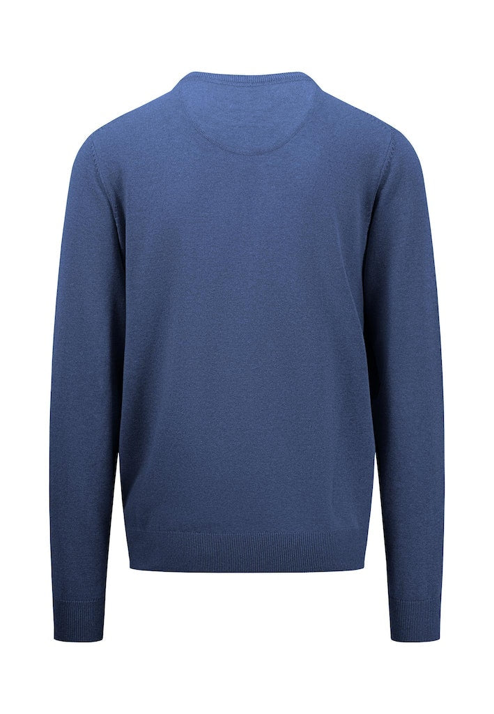 Plain Round Neck Jumper - Wave