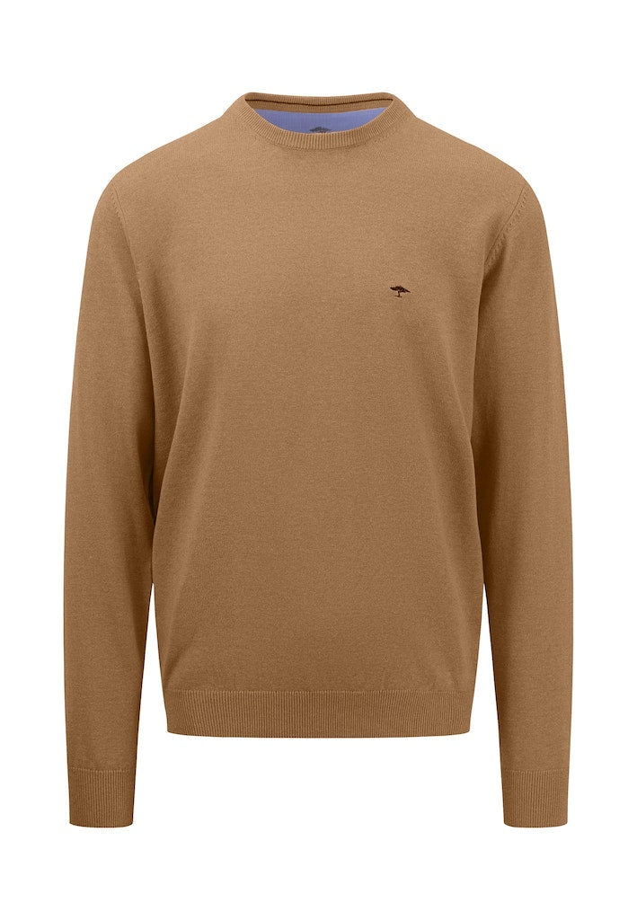 Plain Round Neck Jumper - Impala