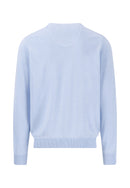 Superfine V Neck Jumper - Soda