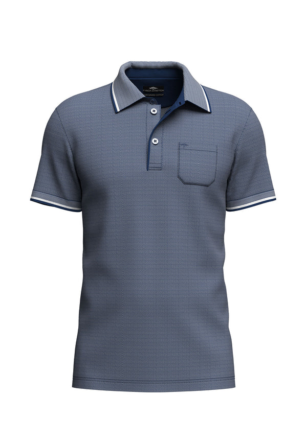 2 Tone Polo Shirt - Midnight