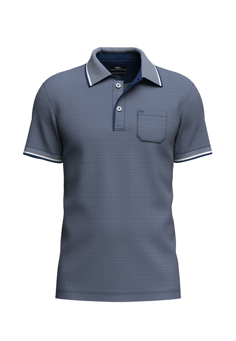 2 Tone Polo Shirt - Midnight