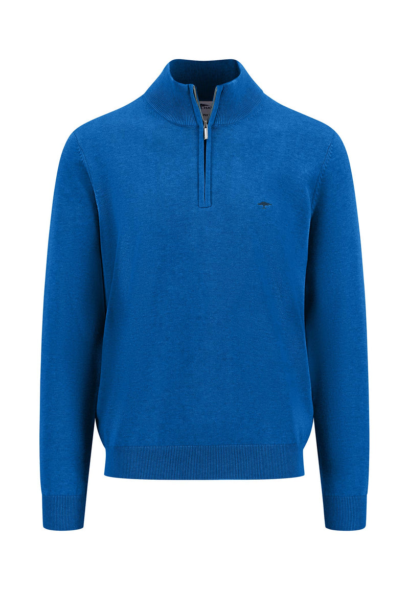 Superfine Troyer Zip Jumper - Riverside