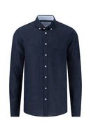 Button Down L/S Shirt - Navy