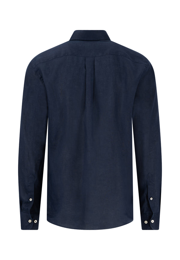 Button Down L/S Shirt - Navy