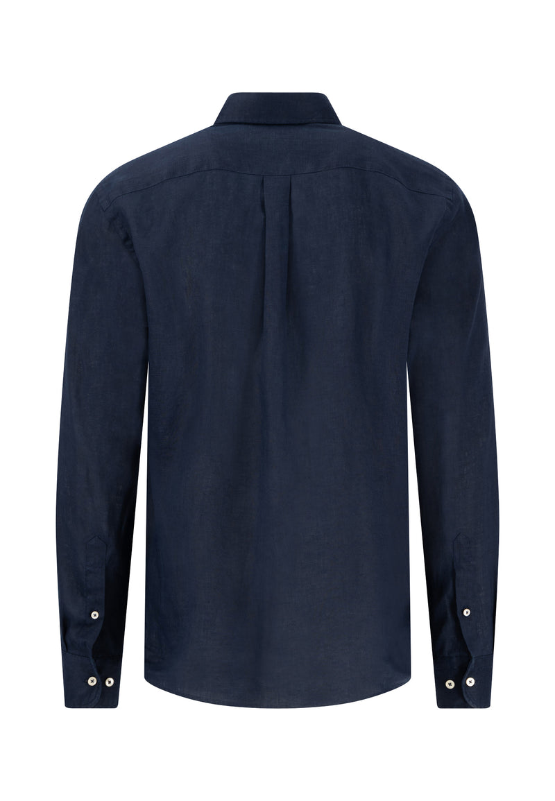 Button Down L/S Shirt - Navy