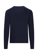 Round Neck Jumper - Navy