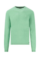 Round Neck Jumper - Turf Green