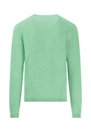 Round Neck Jumper - Turf Green