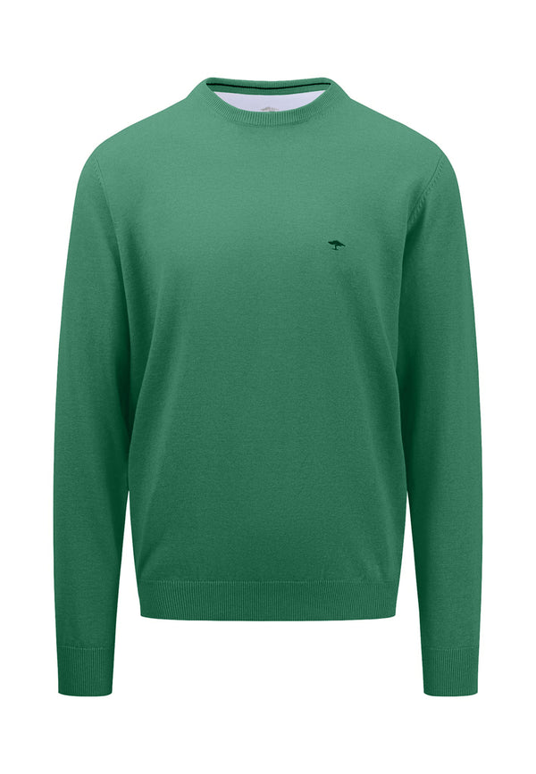 Superfine Round Neck Jumper - Jade