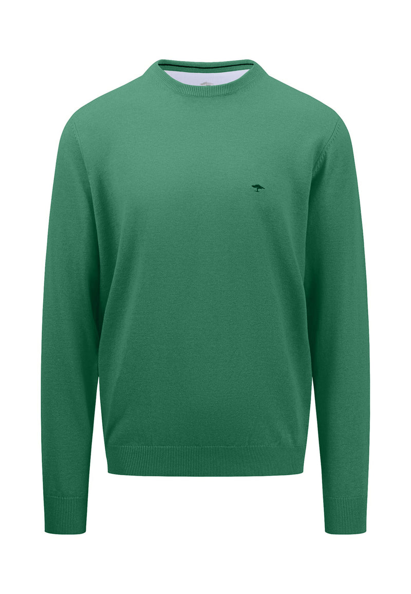 Superfine Round Neck Jumper - Jade