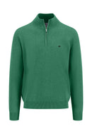 Superfine Troyer Zip Jumper - Jade