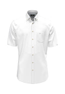 Button Down S/S Shirt - White
