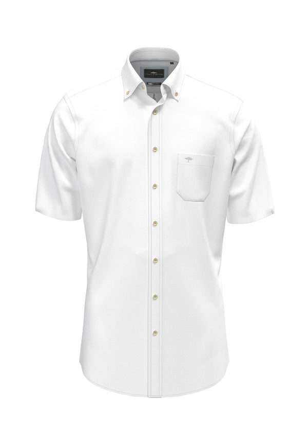 Button Down S/S Shirt - White