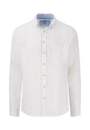 Button Down L/S Shirt - White