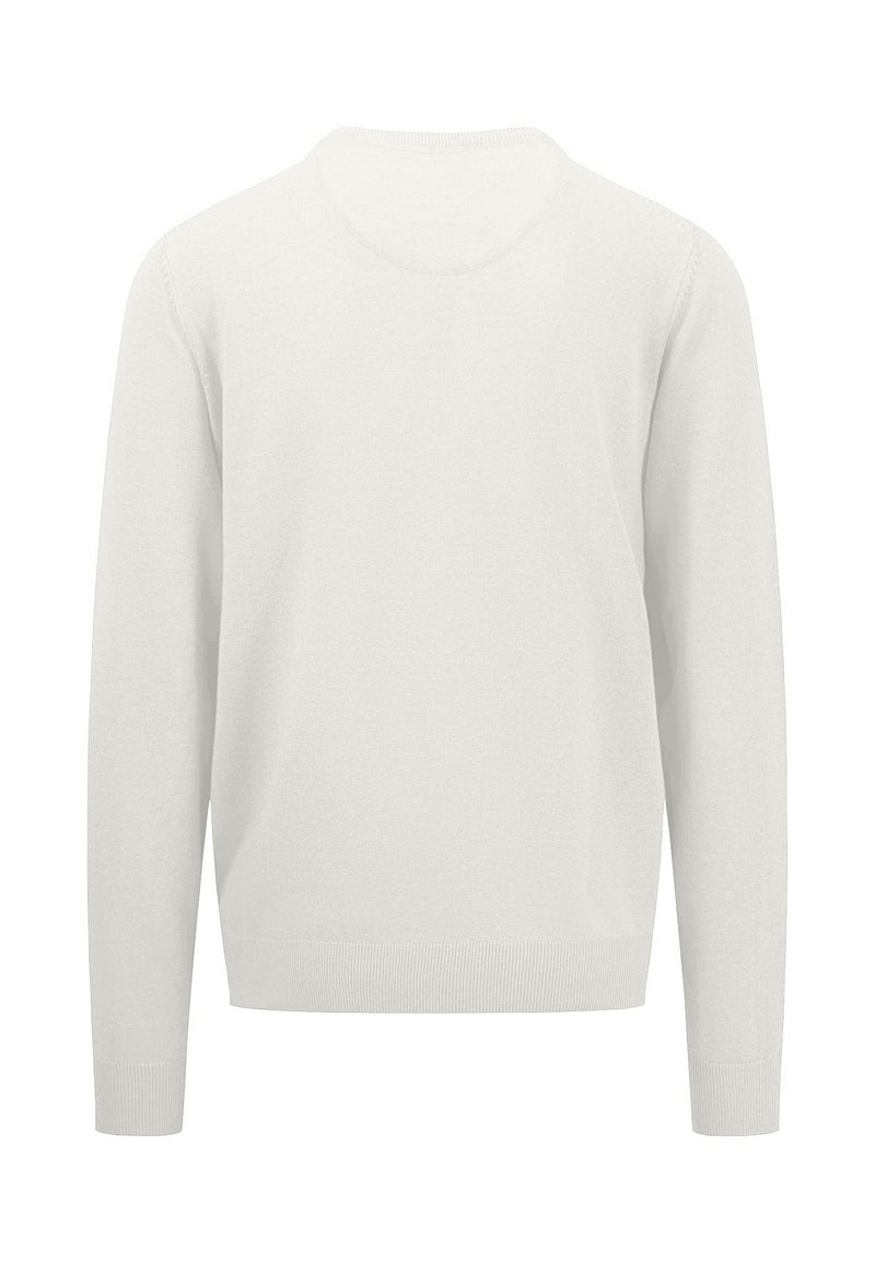 Superfine Round Neck Jumper - New Offwhite