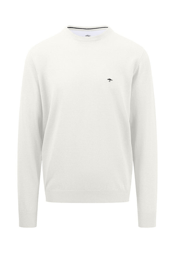 Superfine Round Neck Jumper - New Offwhite