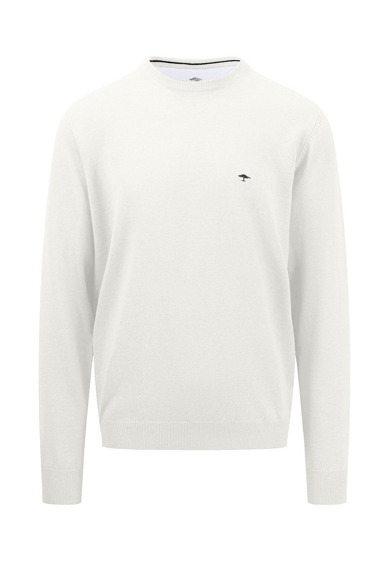 Superfine Round Neck Jumper - New Offwhite