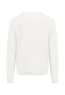 Superfine V Neck Jumper - New Offwhite